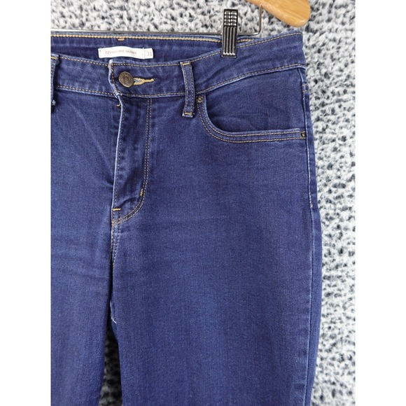 Levi's 721 Womens Jeans Size 31 31x29 Blue Denim High Rise Skinny Stretch - Picture 3 of 16